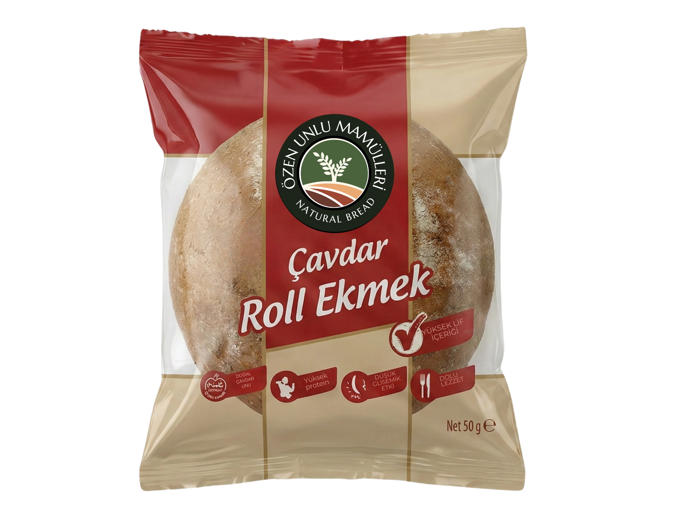 Çavdar roll ekmeği paketi