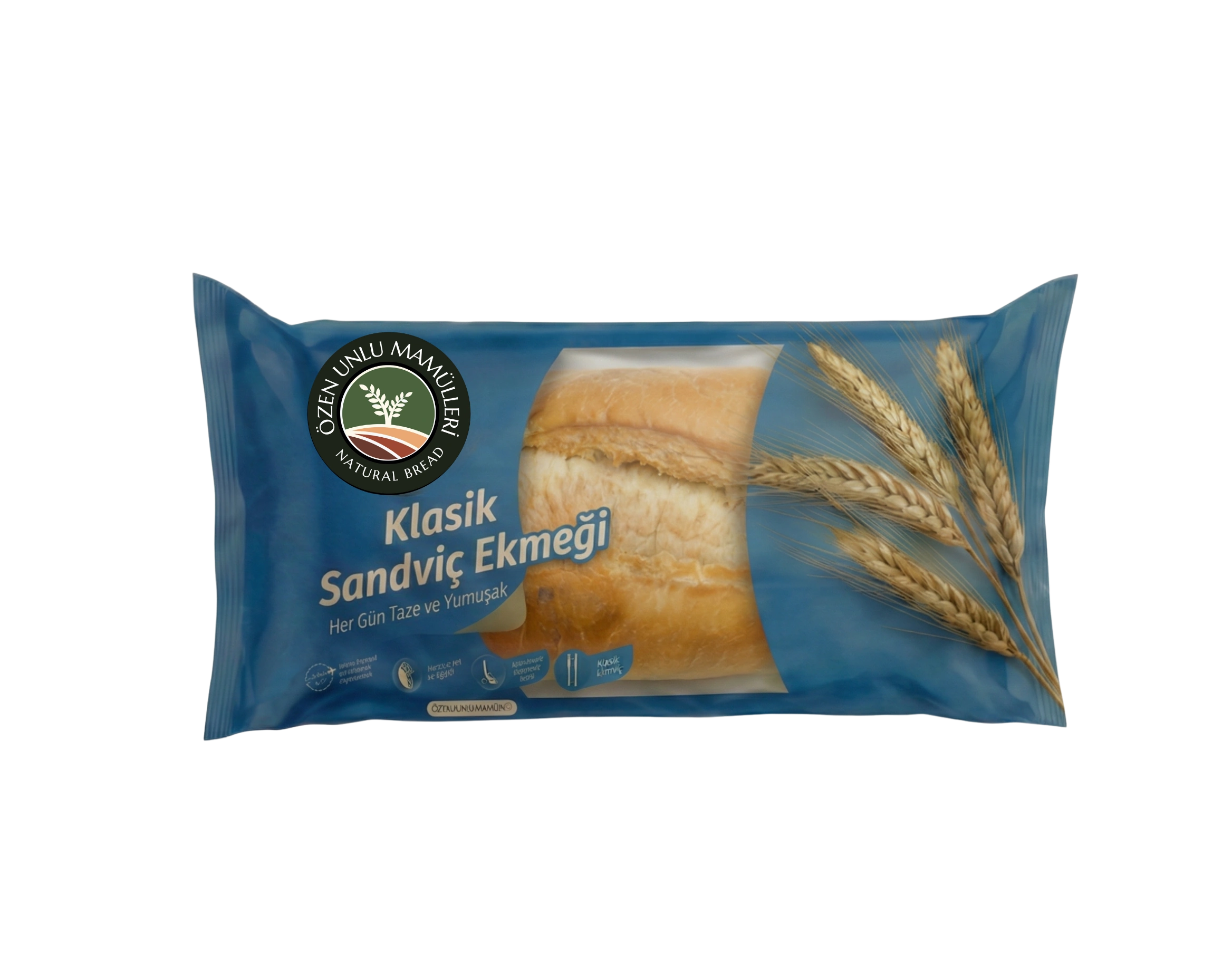 Klasik sandviç ekmeği paketi